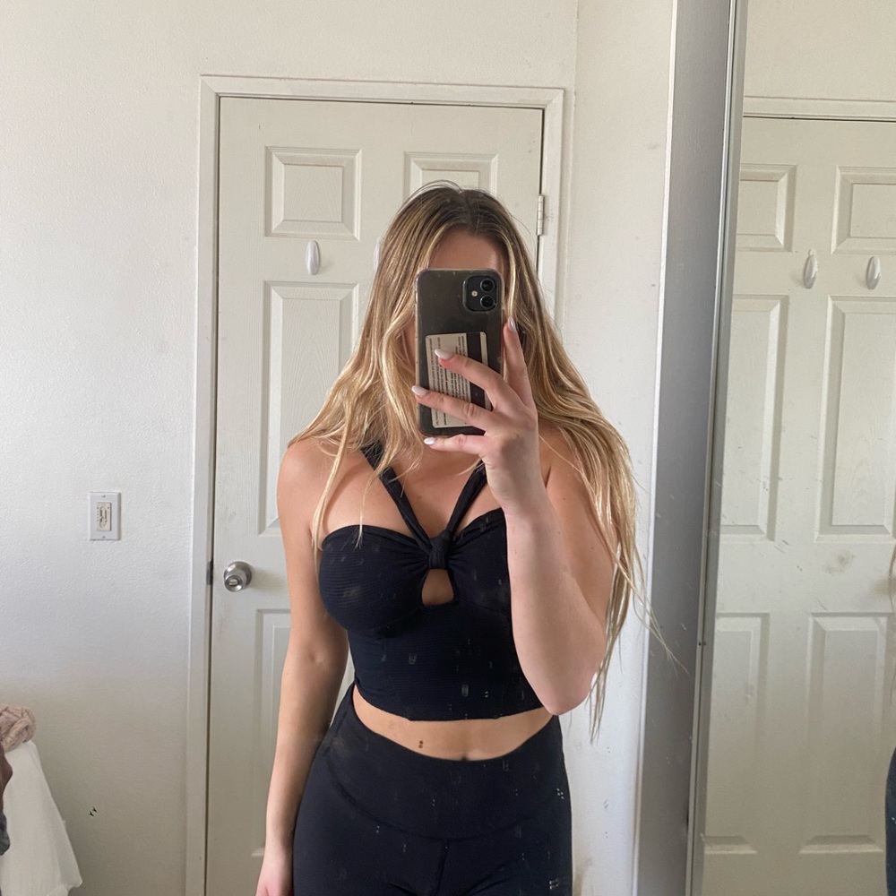Urban Outfitters Black Crop Top